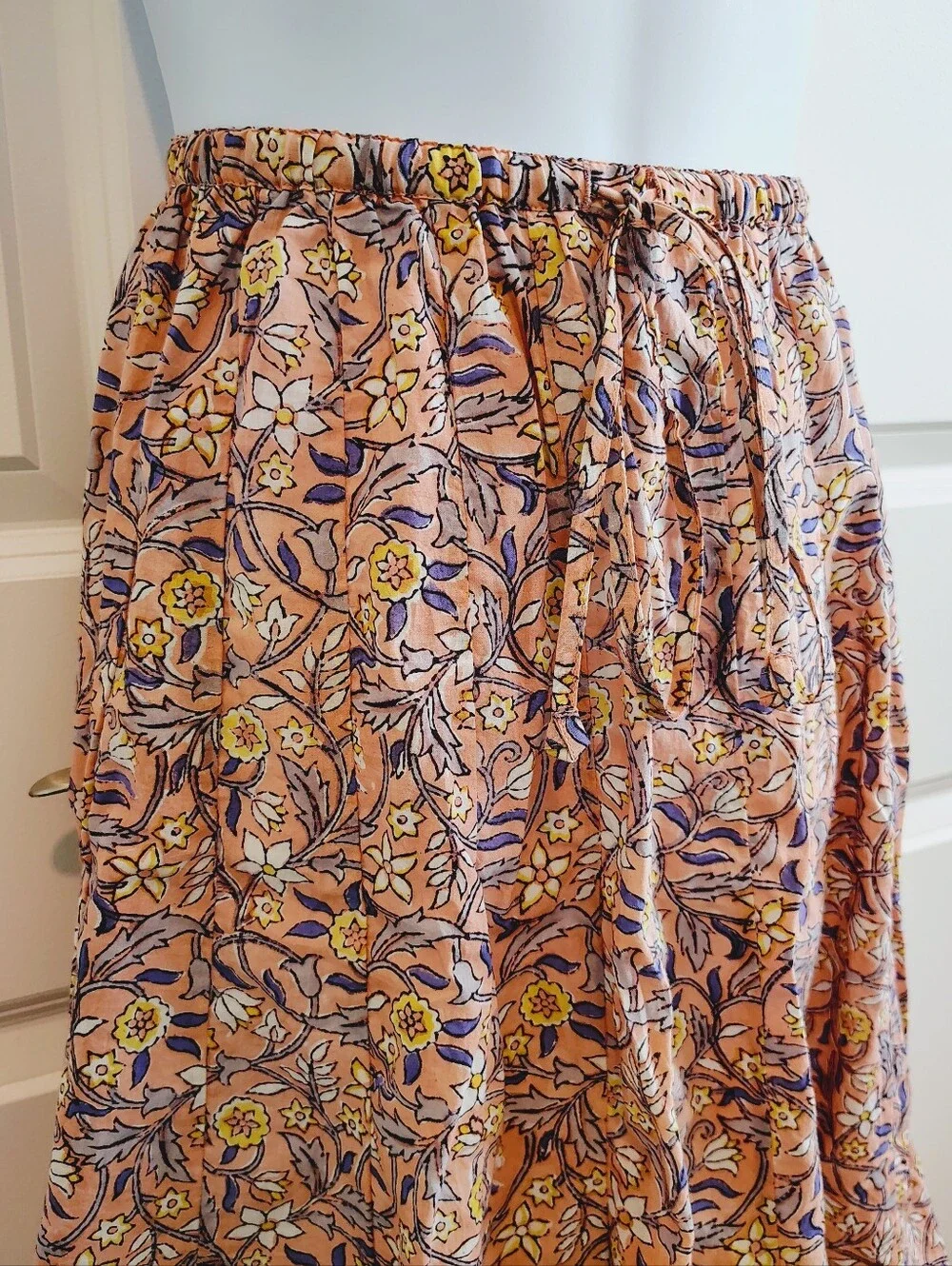 Anokhi Floral Maxi Skirt (Indian Brand)